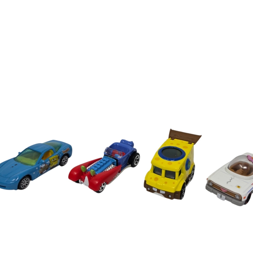 Sponge Bob Square Pants Diecast Car Lot